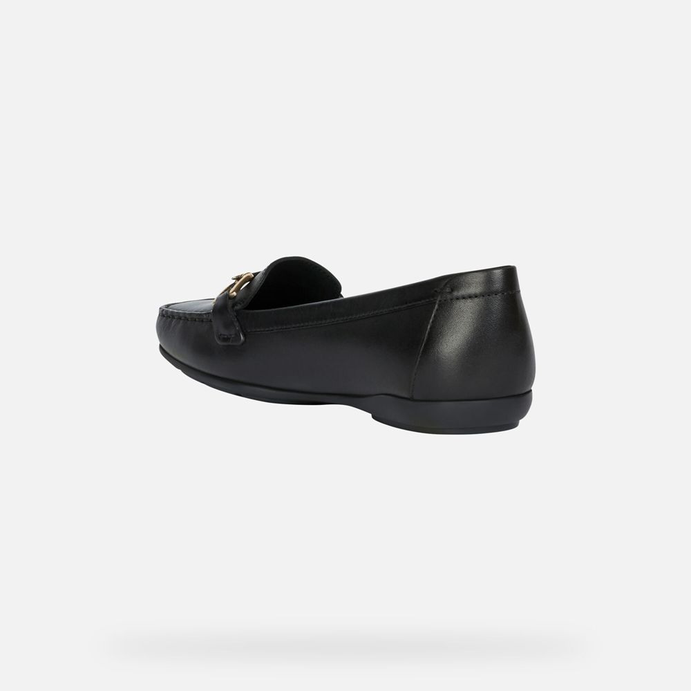 Mocassins Geox Senhora Pretas - Annytah - GYNIB2546